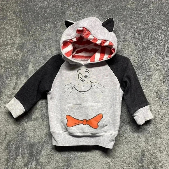 Dr Seuss hooded sweatshirt size 18 months - Picture 1 of 6